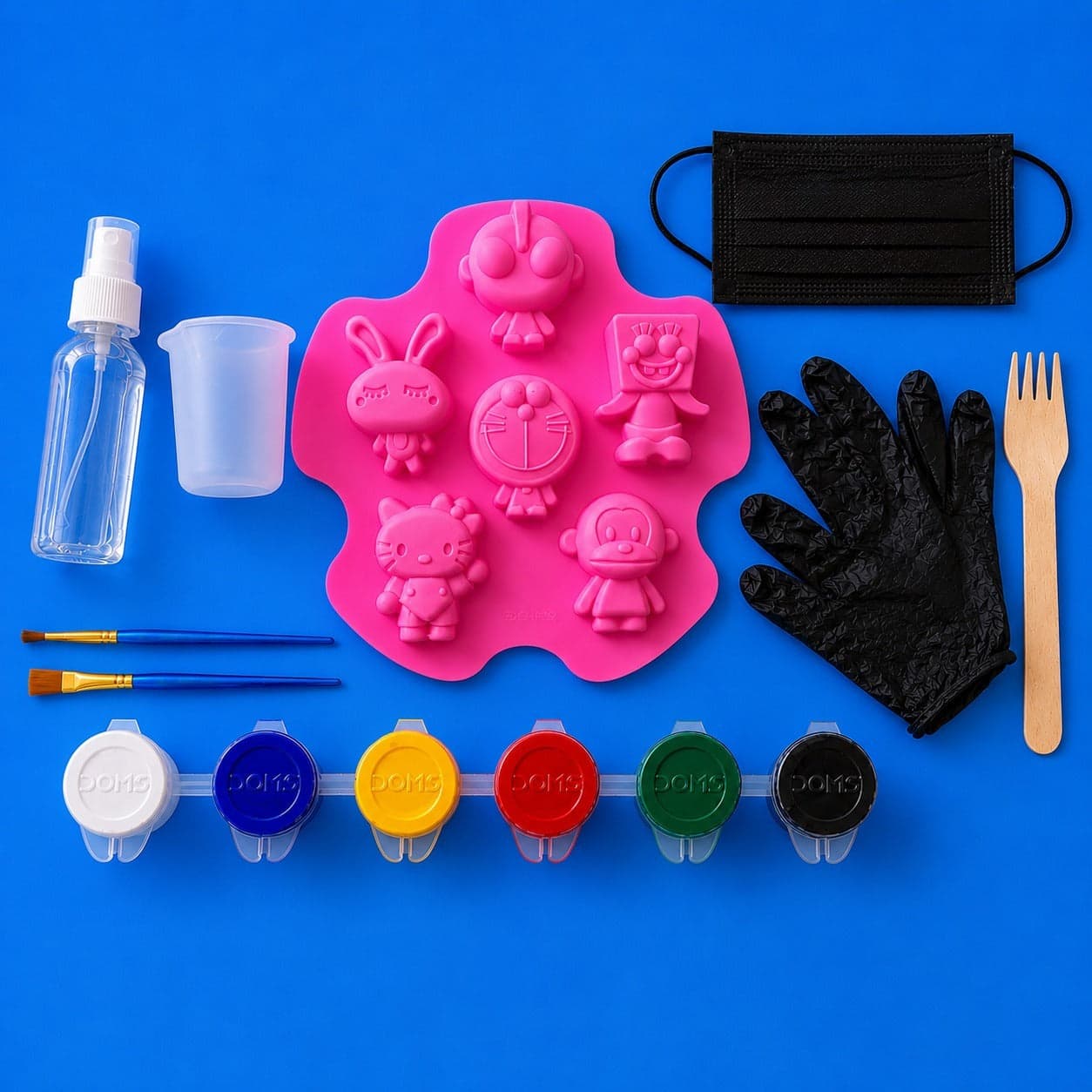 Colouring Toys Trial Kit (Without Plaster of Paris Powder)