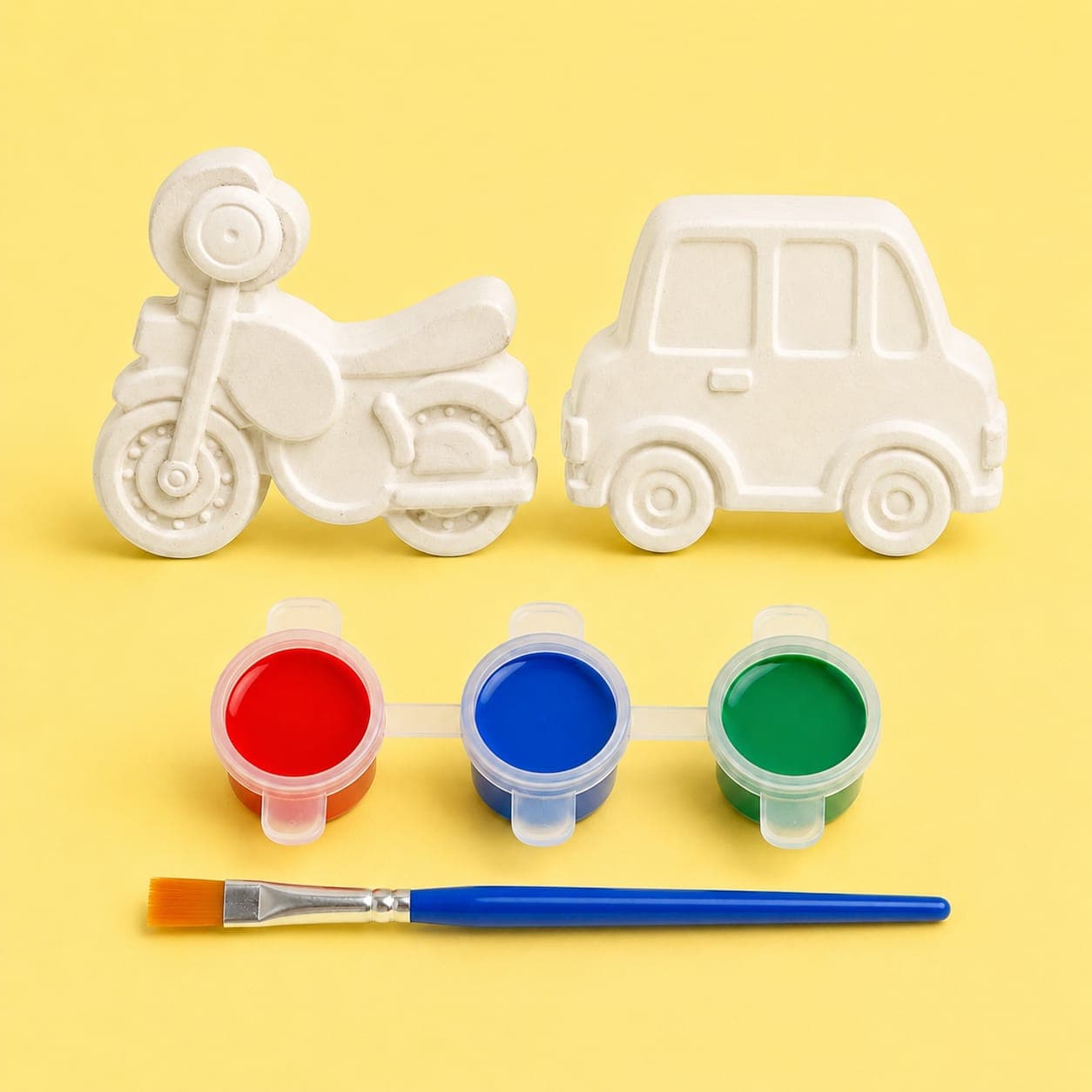 Rocket & Turtle Paint Your Own Plaster Craft Kit | DIY Painting Set for Kids